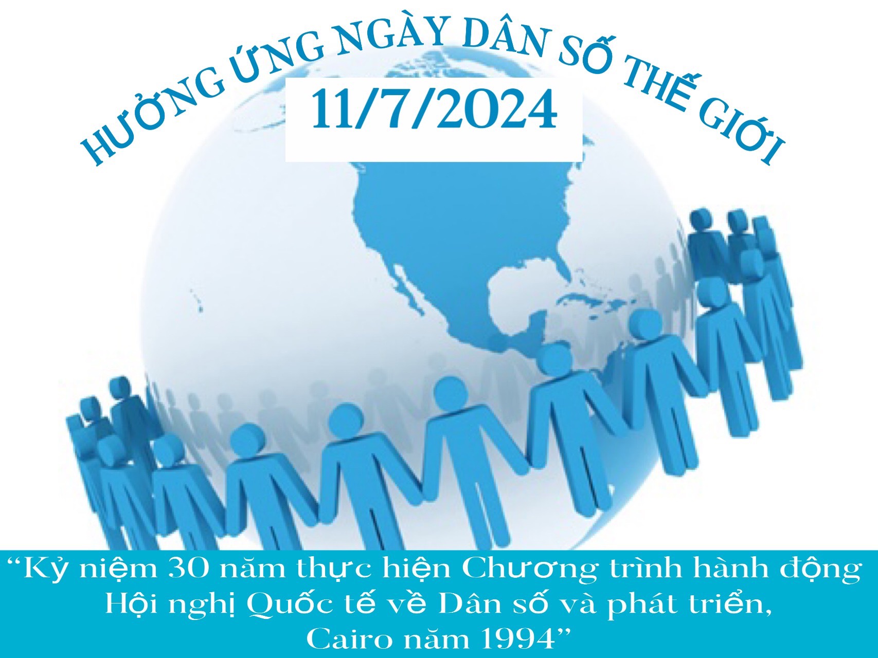 HƯỞNG ỨNG NGÀY DÂN SỐ THẾ GIỚI (11/7) NĂM 2024