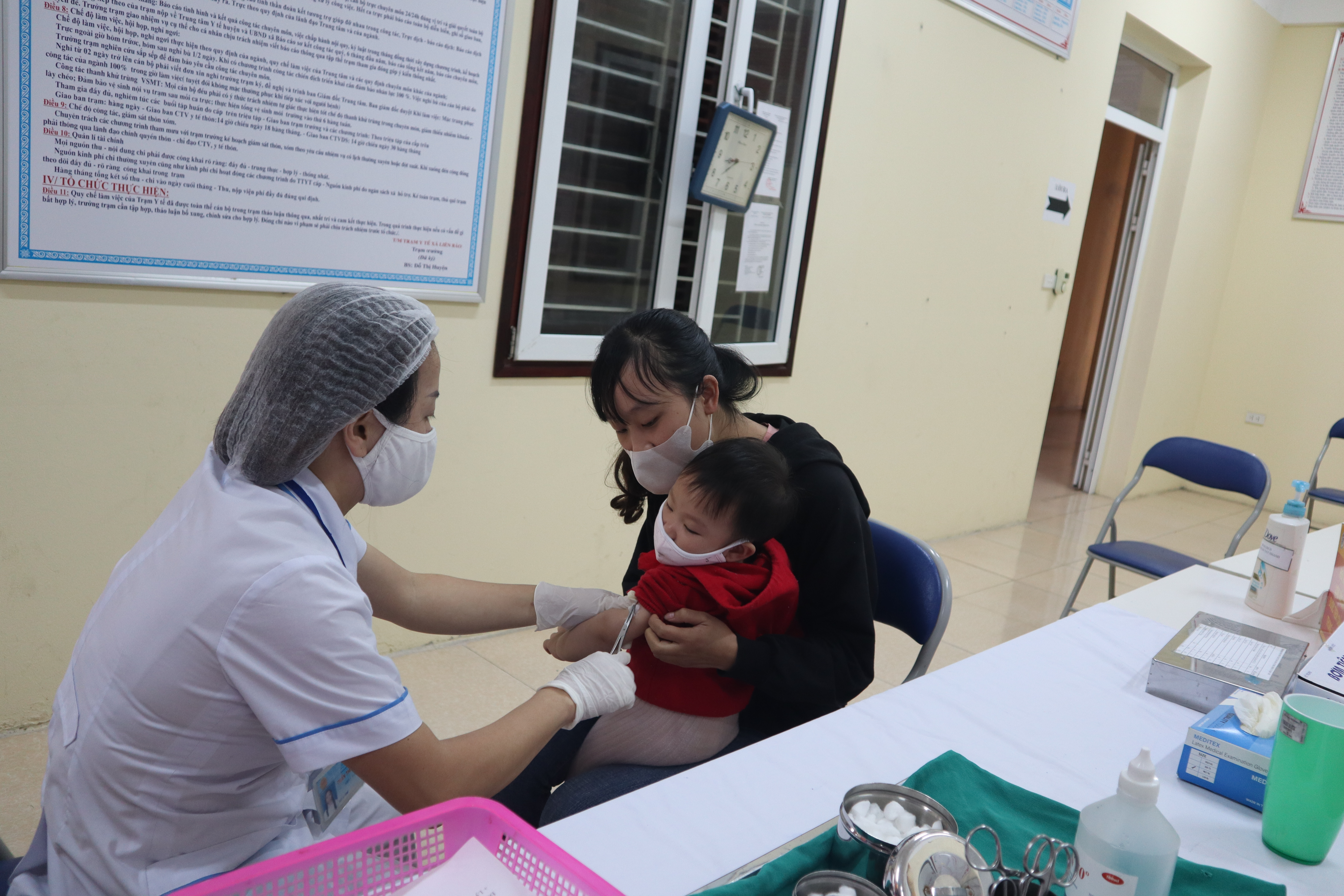 Trung tâm Y tế huyện Tiên Du triển khai tiêm chủng mở rộng