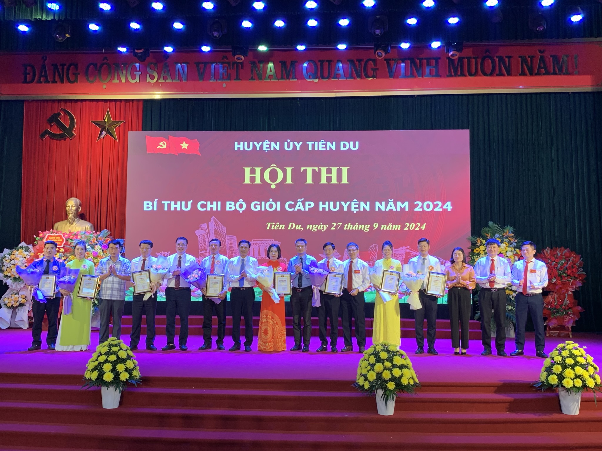 TIÊN DU: HỘI THI BÍ THƯ CHI BỘ GIỎI CẤP HUYỆN NĂM 2024 THÀNH CÔNG TỐT ĐẸP 
