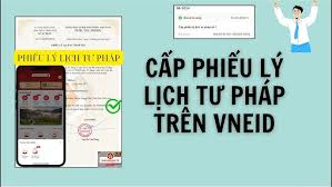 Quy trình cấp phiếu lý lịch tư pháp qua VNeID