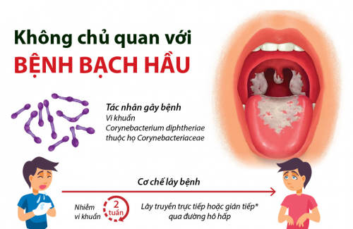 Tăng cường các biện pháp phòng, chống dịch bệnh Bạch hầu